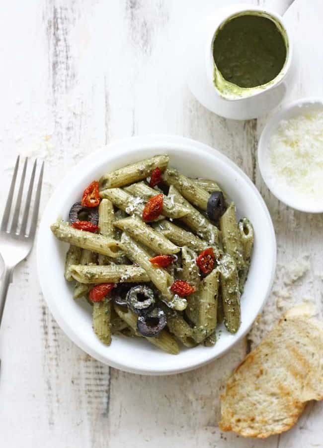 Pesto Pasta Recipe Fun FOOD and Frolic