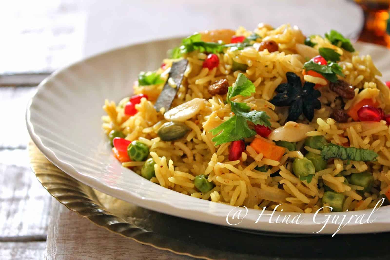 Mediterranean Brown Rice Pilaf - Fun FOOD and Frolic