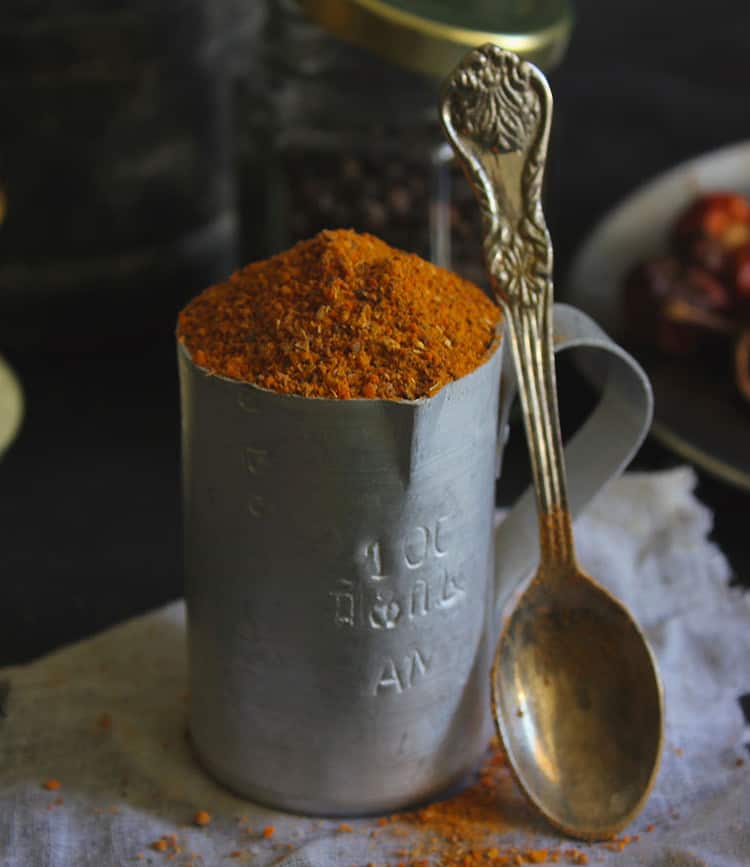 Homemade Rasam Powder is an essential spice mix in the South Indian Cuisine usually used to spike up the flavor of rasam.