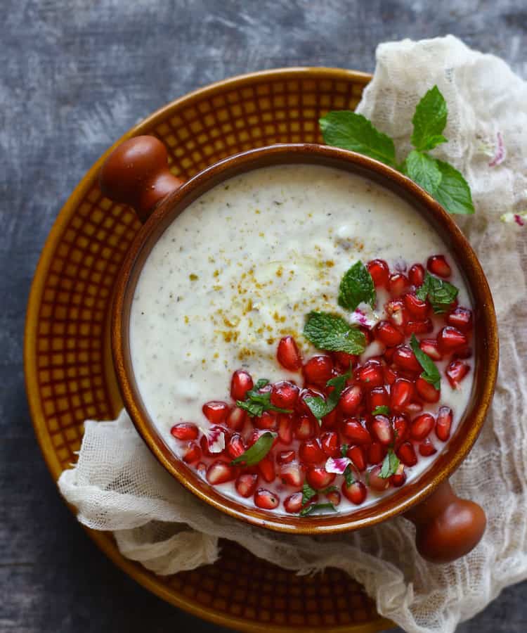 Pomegranate Raita