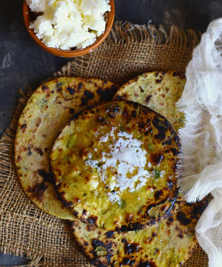 Missa Paratha is prepared using leftover yellow dal and plenty of spices.
