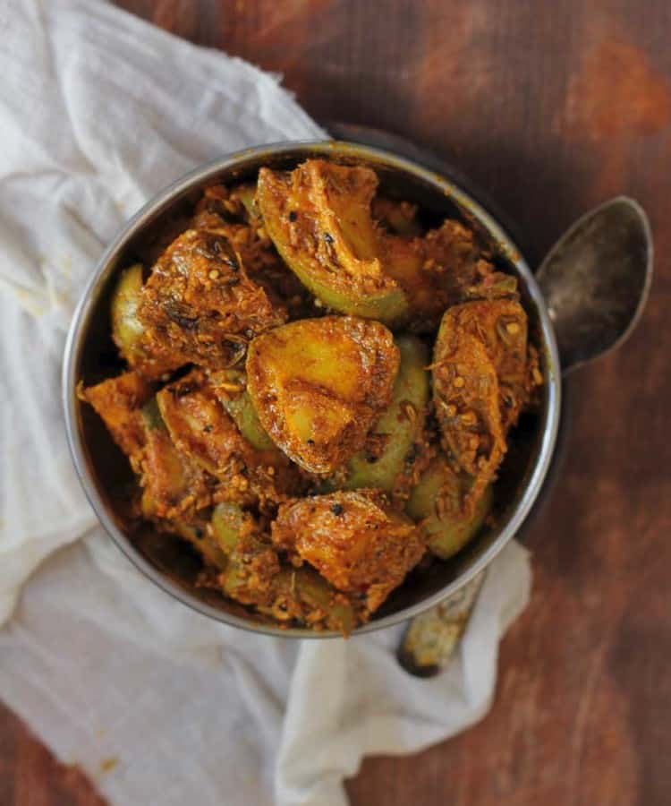 Salty, spicy, savory, Aam Ka Achaar is an amalgamation of all favorite flavors from grandma's kitchen.