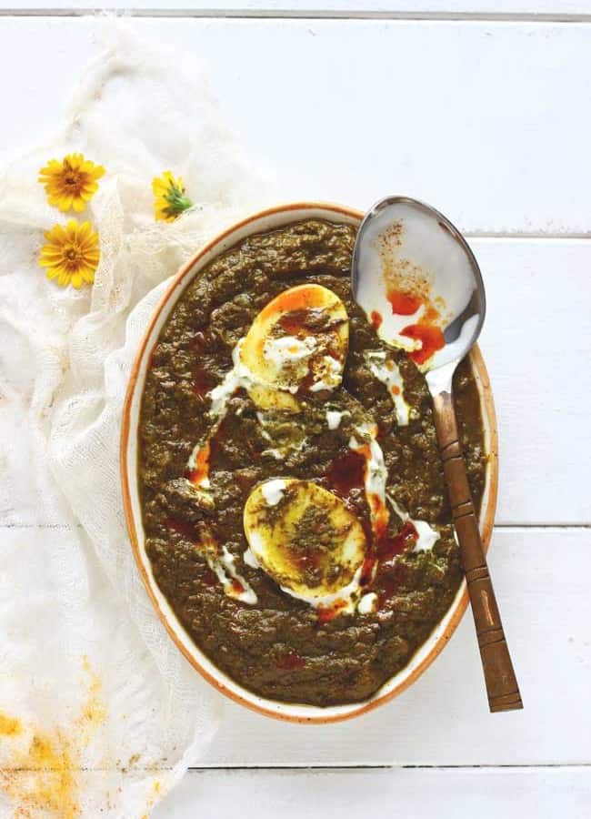 The idea of Palak Anda Curry sounds so much exciting! It is 100% gluten free and super delicious. best way to have spinach and eggs.