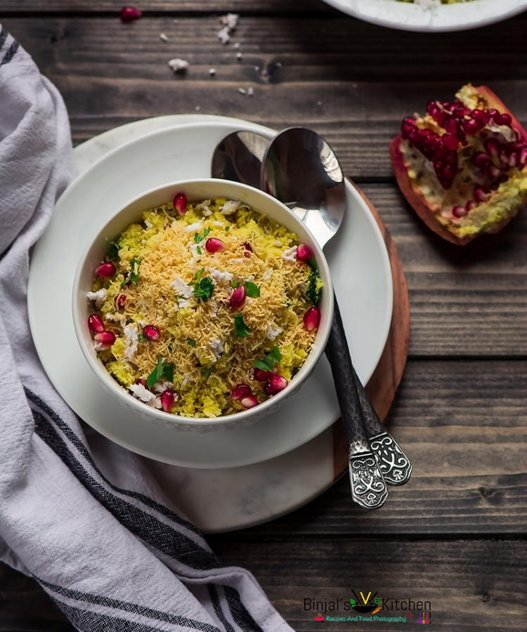 Sev Khamani Recipe is a typical Gujarati snack from Surat region (that's why it's called surti sev khamani). Very delicious, perfect for any occasion.
