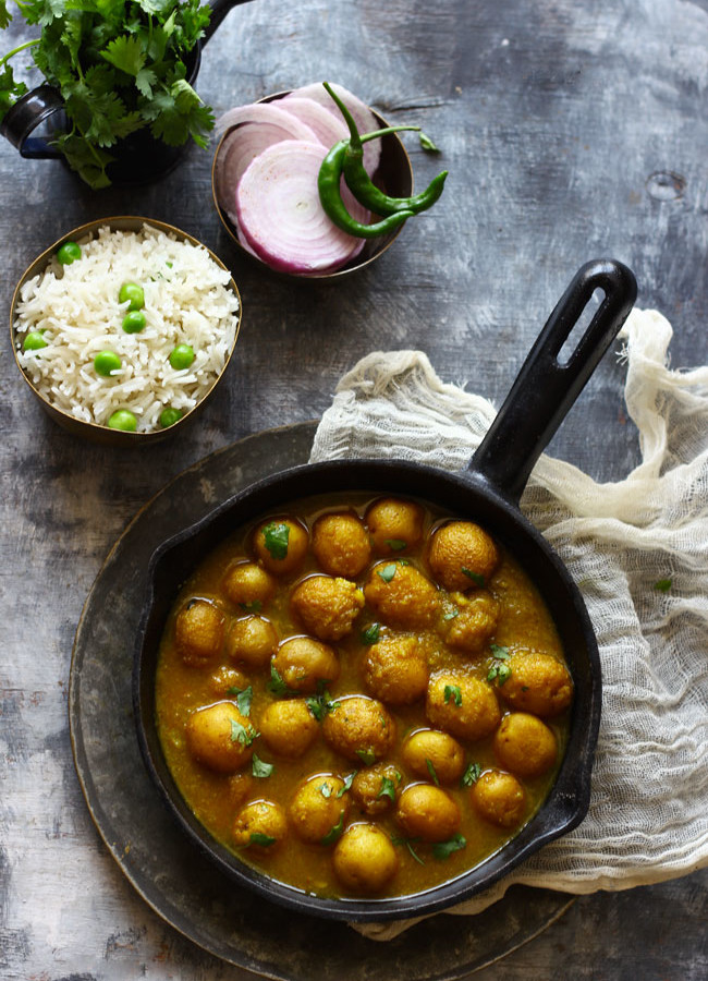 Baby Potato Curry is one of easiest and delicious potato curry recipes. Find how to make baby potato curry in few simple steps