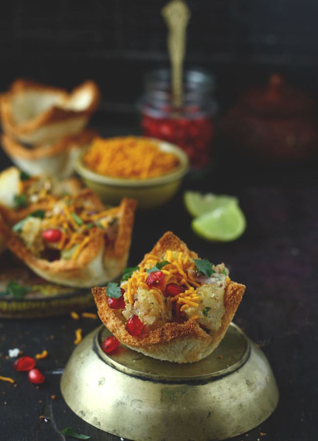 Have you ever think of making basket chaat using bread? If not yet, then try this step by step bread basket chaat recipe.