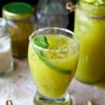 Aam Panna is a savory, traditional Indian summer drink prepared with raw mango. Find how to make aam panna in few simple steps