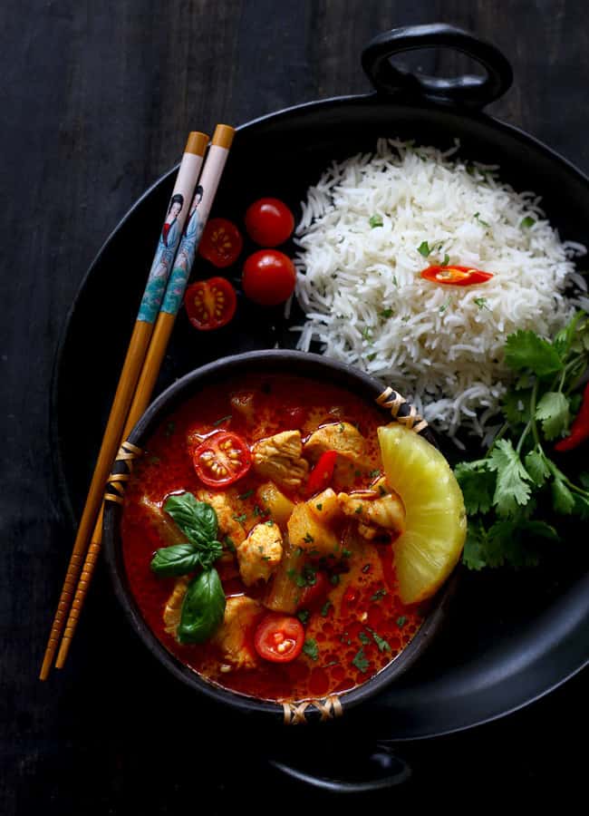 Thai Pineapple Chicken Curry Fun FOOD and Frolic