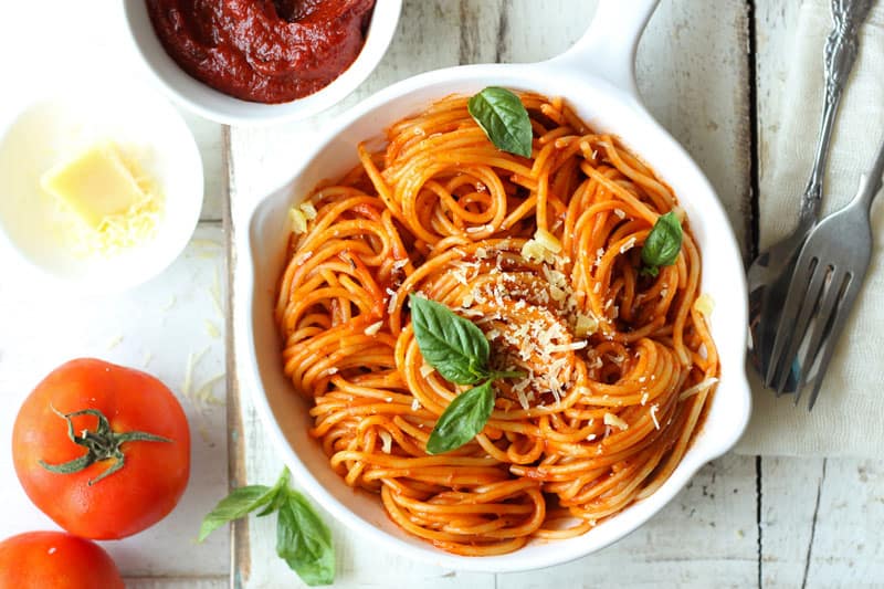 20 Minute Red Sauce Spaghetti (Video Recipe) Fun FOOD and Frolic