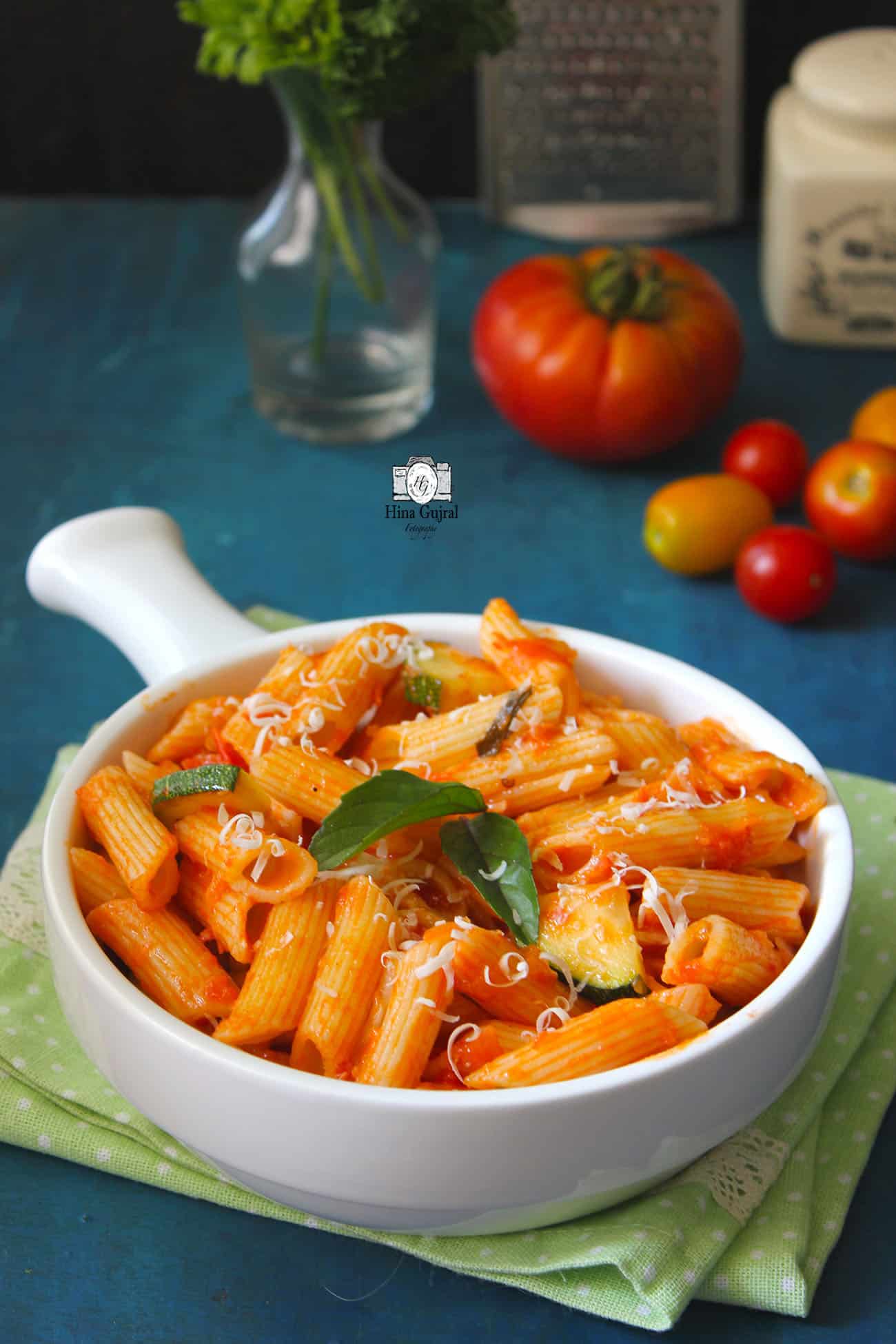 Pasta in Red Sauce Recipe (Penne Arrabiata) - Fun FOOD Frolic