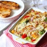 Baked Vegetable in White Sauce Recipe