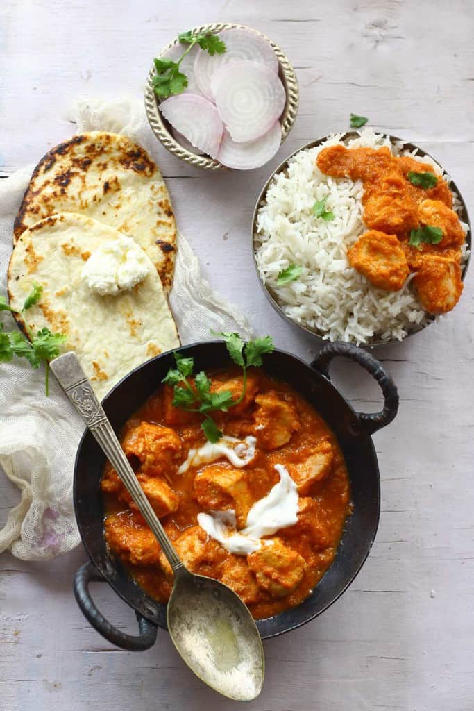 A quick and easy version of classic Indian Butter Chicken. That can be prepared for a meal in 30 minutes. 