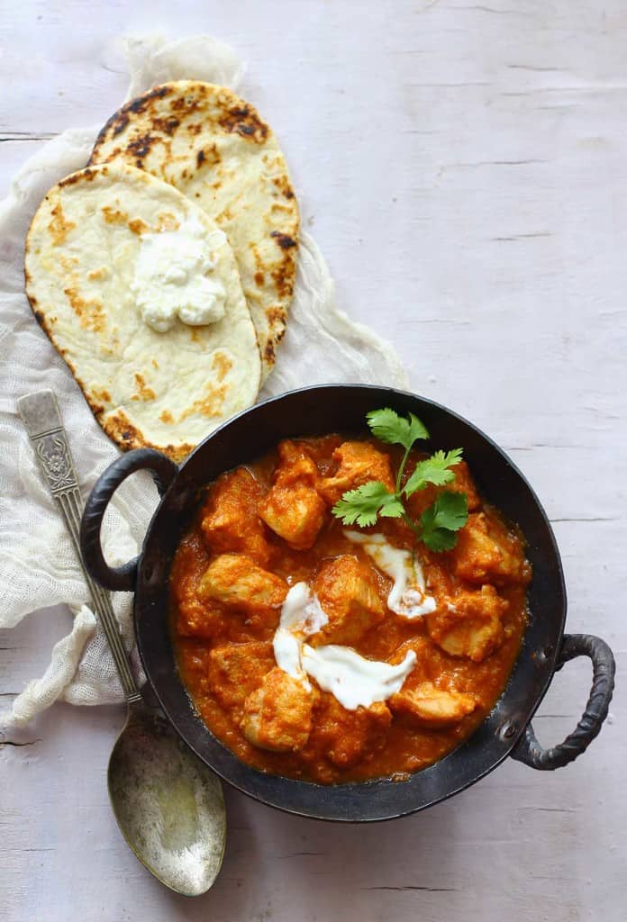 A quick and easy version of classic Indian Butter Chicken. That can be prepared for a meal in 30 minutes. 