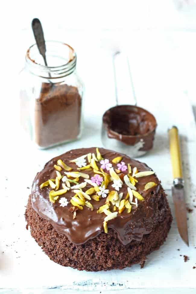 Easy microwave chocolate cake