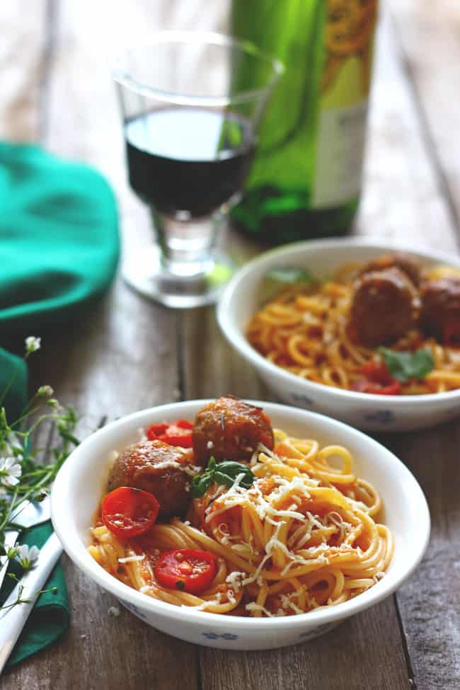 Easiest Spaghetti and Meatballs