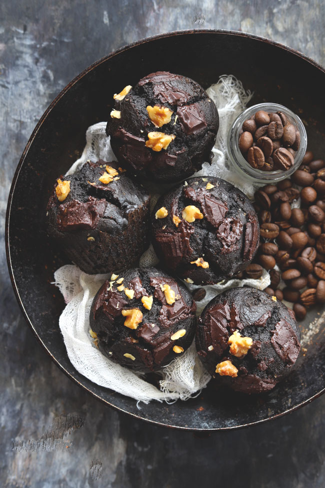 Mocha Muffins are a delicious whole wheat coffee muffins.