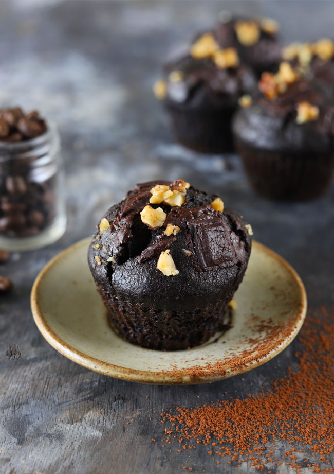 Mocha Muffins are a delicious whole wheat coffee muffins.