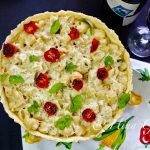 Find how to make Eggless Macaroni Cheese Pie with shortcrust pastry. It is so easy to make and tastes absolutely delicious