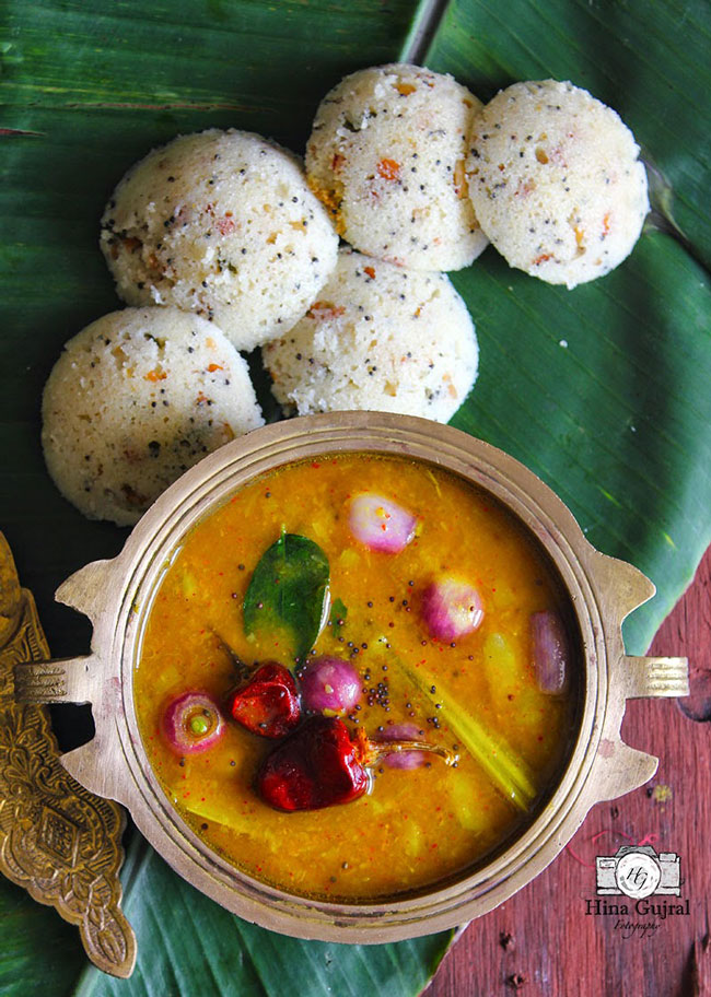 Sambar is a gluten-free, vegan South Indian curry of lentil and mixed vegetables