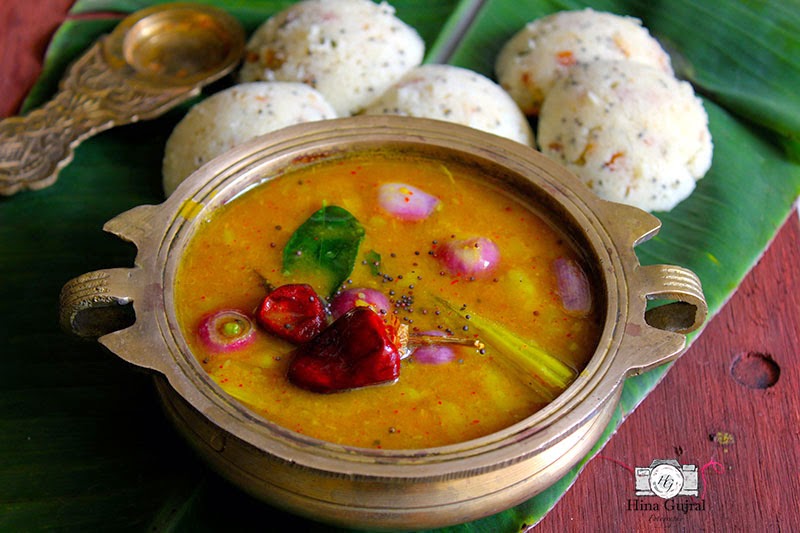 Sambar is a gluten-free, vegan South Indian curry of lentil and mixed vegetables