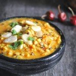 Shahi Dal, as the name advocates, is creamy, aromatic and rich urad dal stew cooked with milk, ghee, and fistful of almonds.