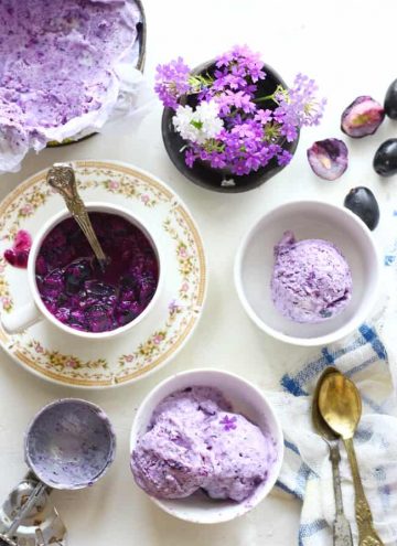 Homemade frozen yogurt tastes better than anything you can buy at store. Try this Jamun (Java Plum) Frozen Yogurt Recipe this season