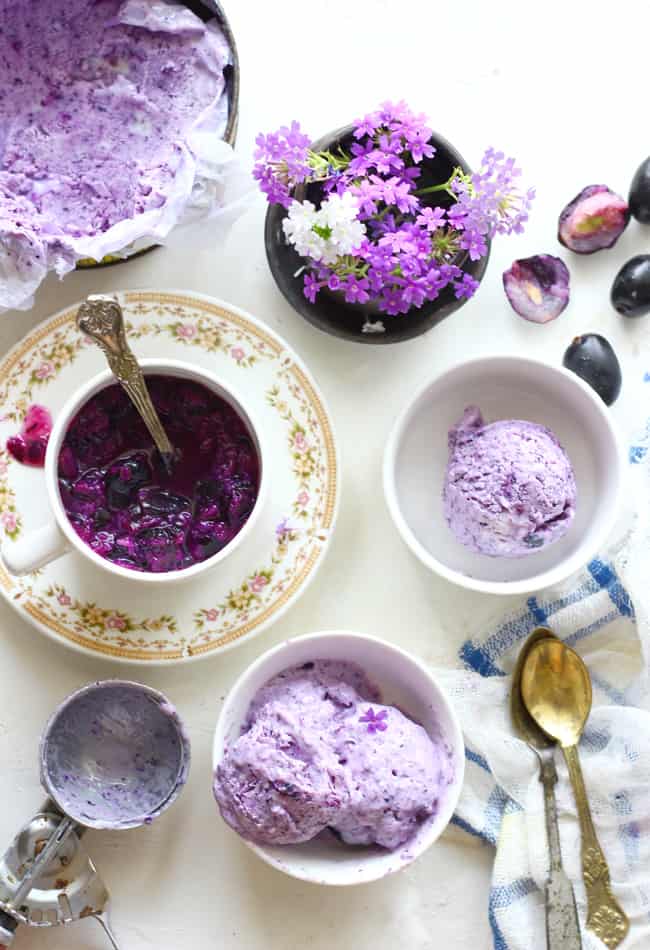 Homemade frozen yogurt tastes better than anything you can buy at store. Try this Jamun (Java Plum) Frozen Yogurt Recipe this season