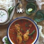 Looking for chicken curry recipes? We have this delicious, home-style Indian chicken curry recipe. Easy to follow and delicious in taste.