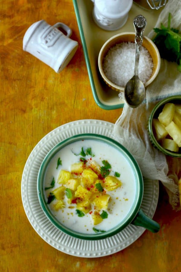 Pineapple Raita Recipe (Sweet & Savory) - Fun FOOD Frolic