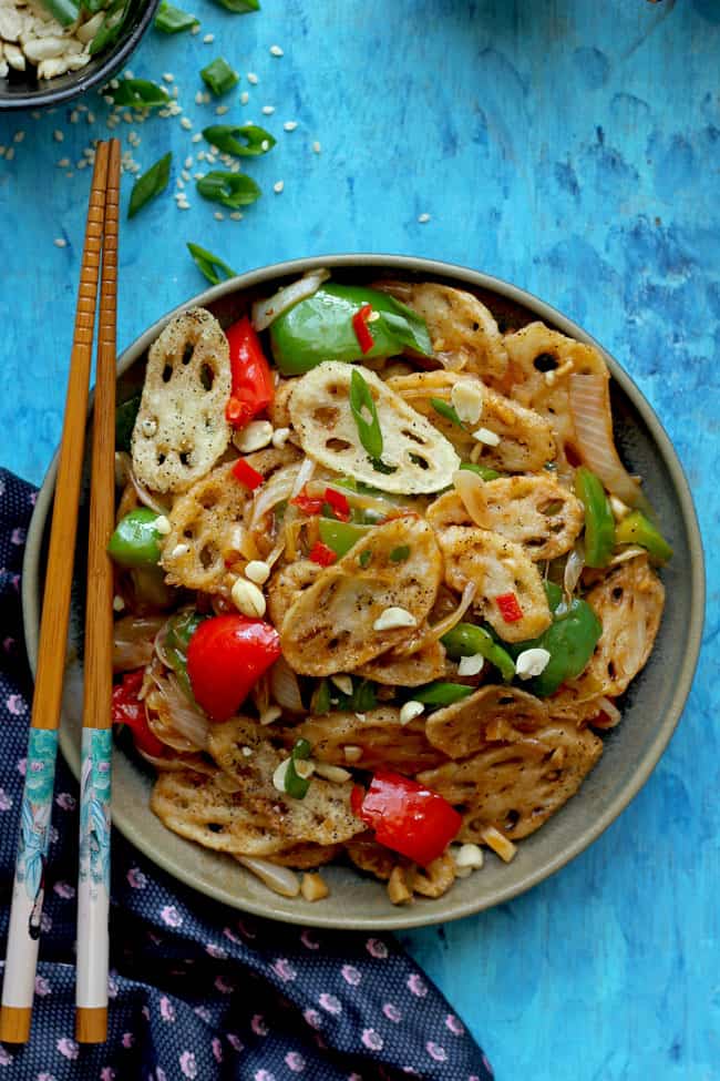 Lotus Stem Stir Fry