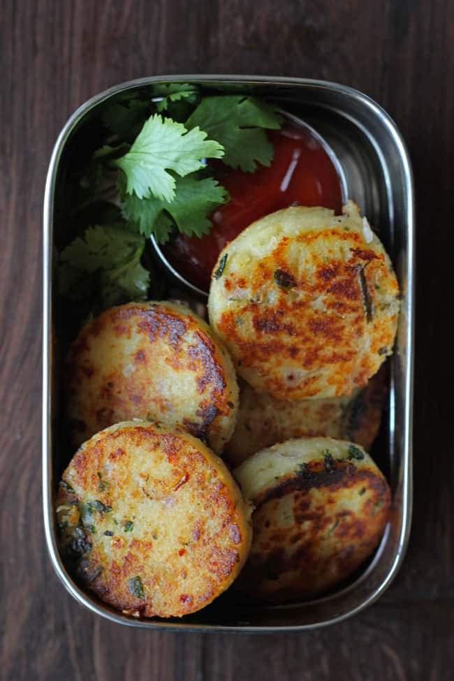 Cheese Rava Cutlet