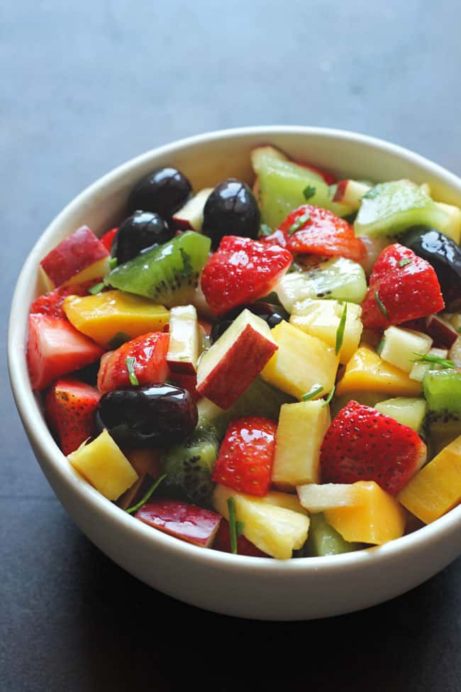 Summer Fruit Salad In A Bowl