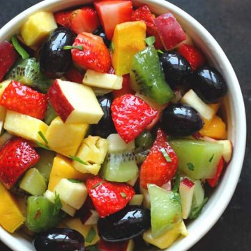 Summer Fruit Salad In A Bowl