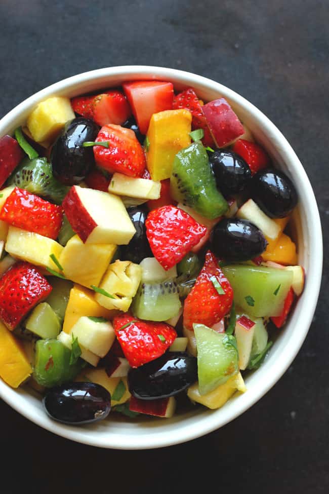 Summer Fruit Salad In A Bowl