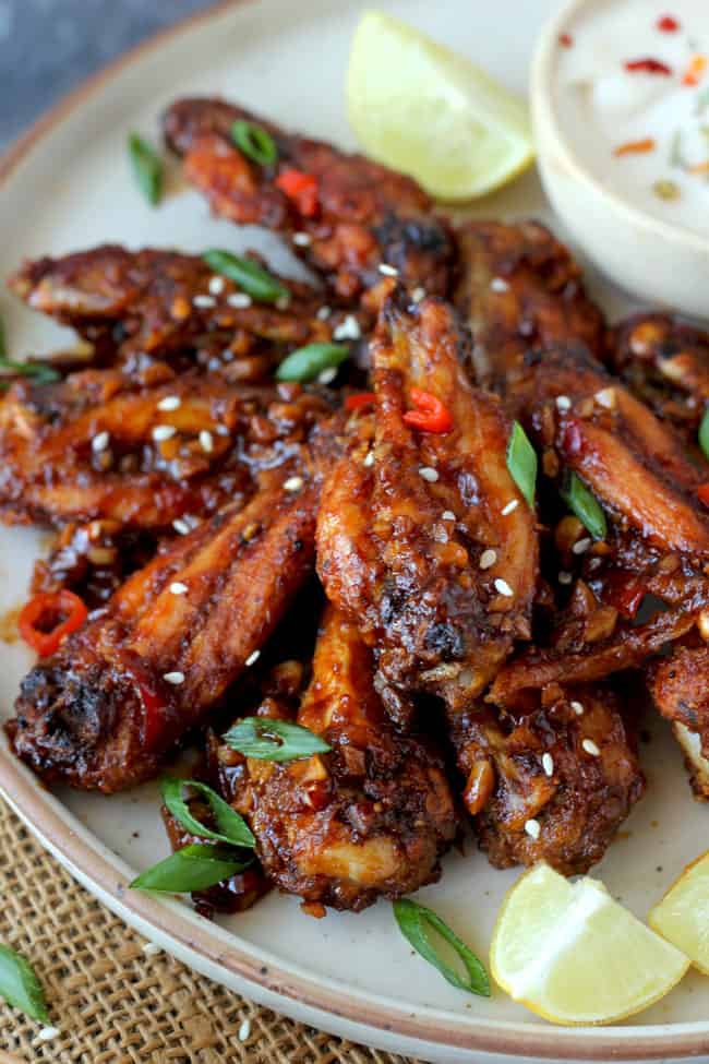 This hot sauce chicken wings recipe is certainly one of those easy chicken recipes that you want to bookmark for the parties.