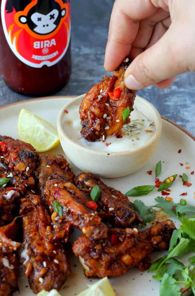 This hot sauce chicken wings recipe is certainly one of those easy chicken recipes that you want to bookmark for the parties.