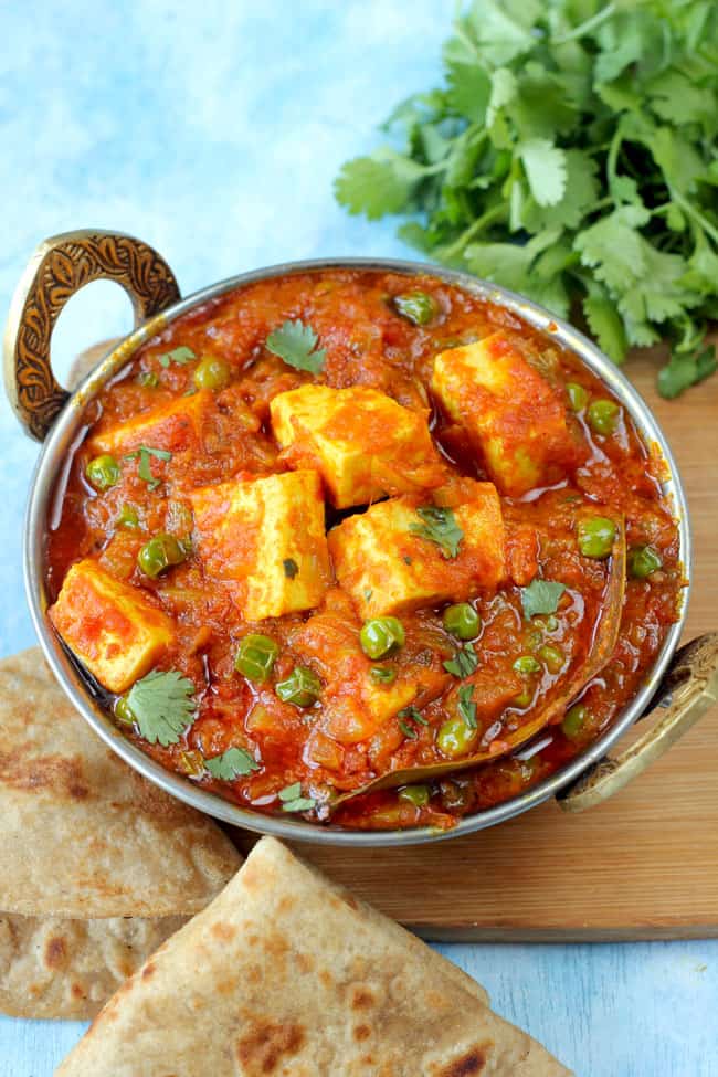 mutter paneer recipe dhaba style