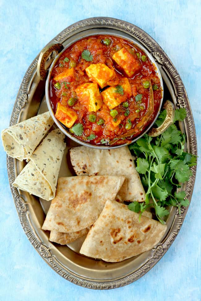 Dhaba Style Matar Paneer