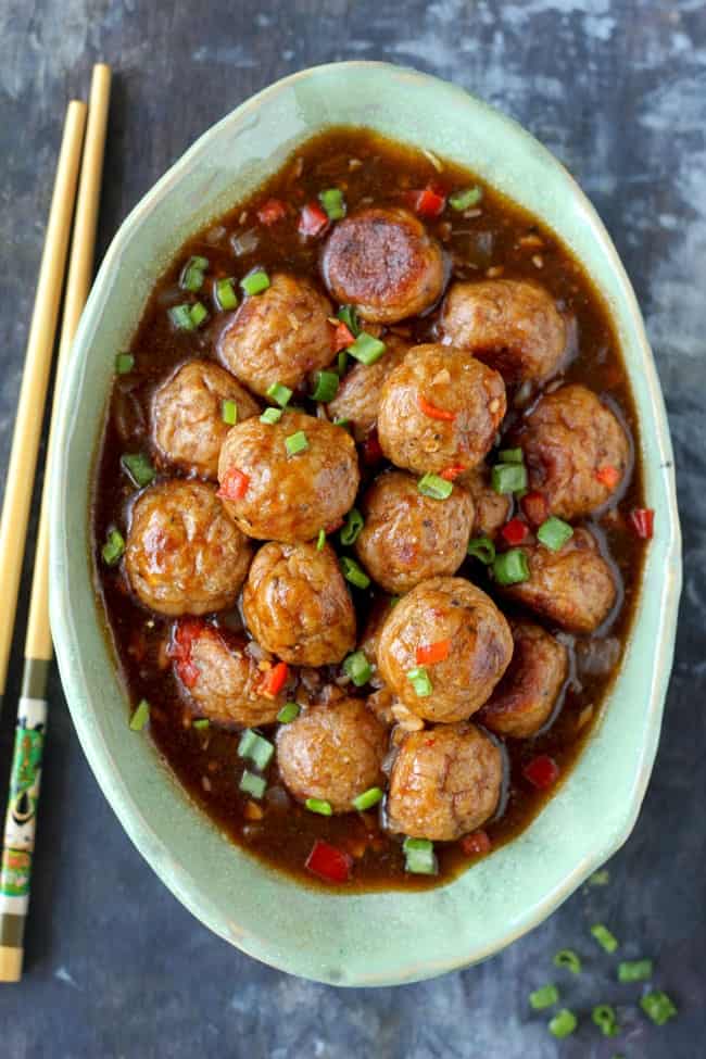 Asian Chicken Meatballs