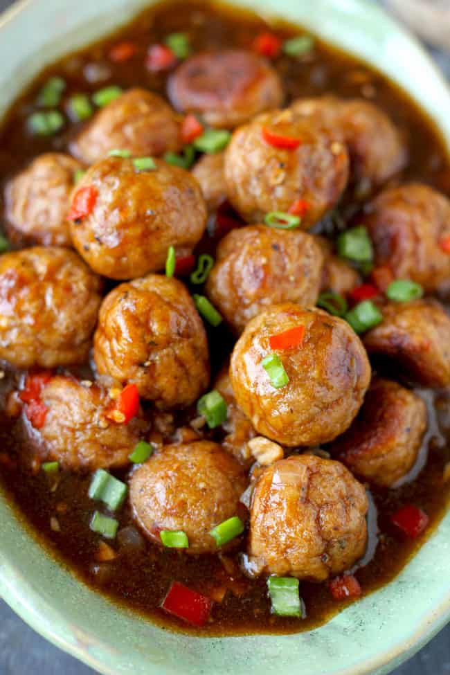 Asian Chicken Meatballs