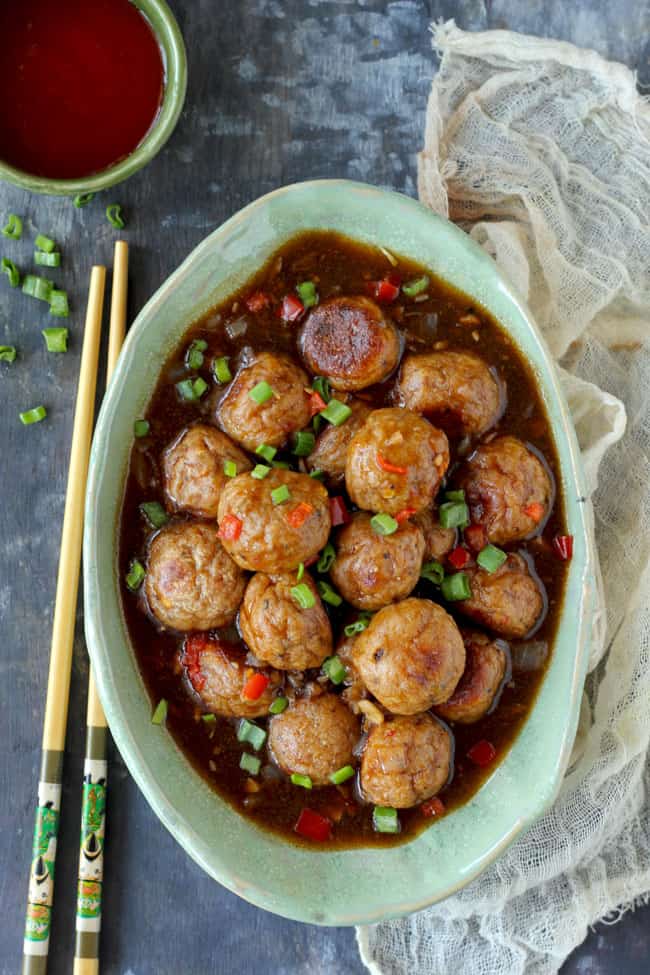 Asian Chicken Meatballs