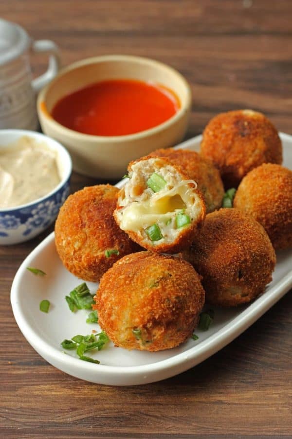 Chicken Cheese Balls Recipe Fun FOOD Frolic
