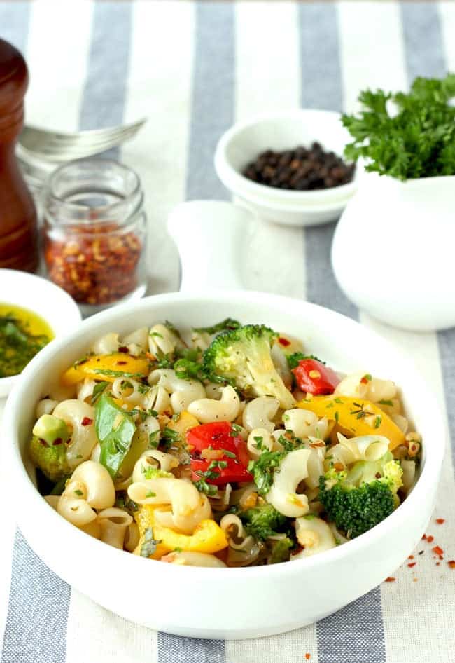 Pasta With Vegetables Recipe How To Make Vegetable Pasta
