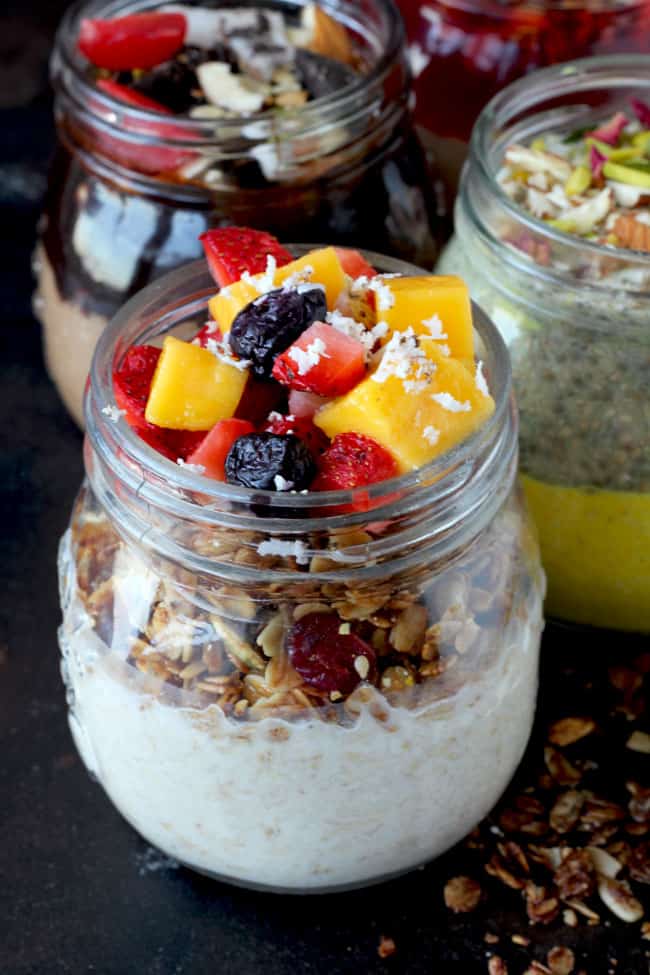 Overnight Oats Recipe (4 Flavors) - Fun FOOD Frolic