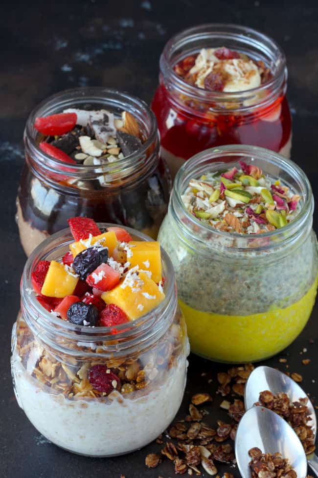 Healthy Overnight Oats (10+ Flavors!)