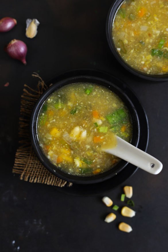 Sweet Corn Soup Recipe - Fun FOOD Frolic