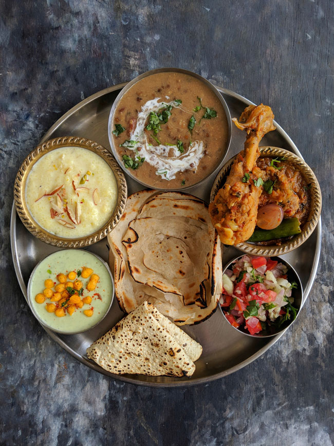 Everyday Indian Thali Meal Idea