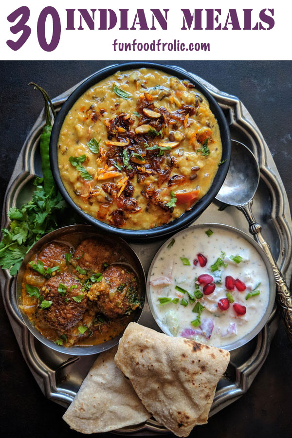 Everyday Indian Thali Meal Idea