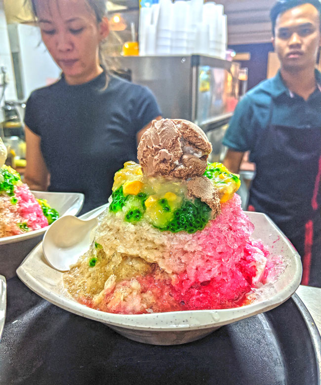 Ice Kacang at Taman Cannought