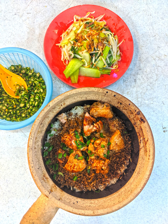 Claypot Chicken Rice at Petaling Street